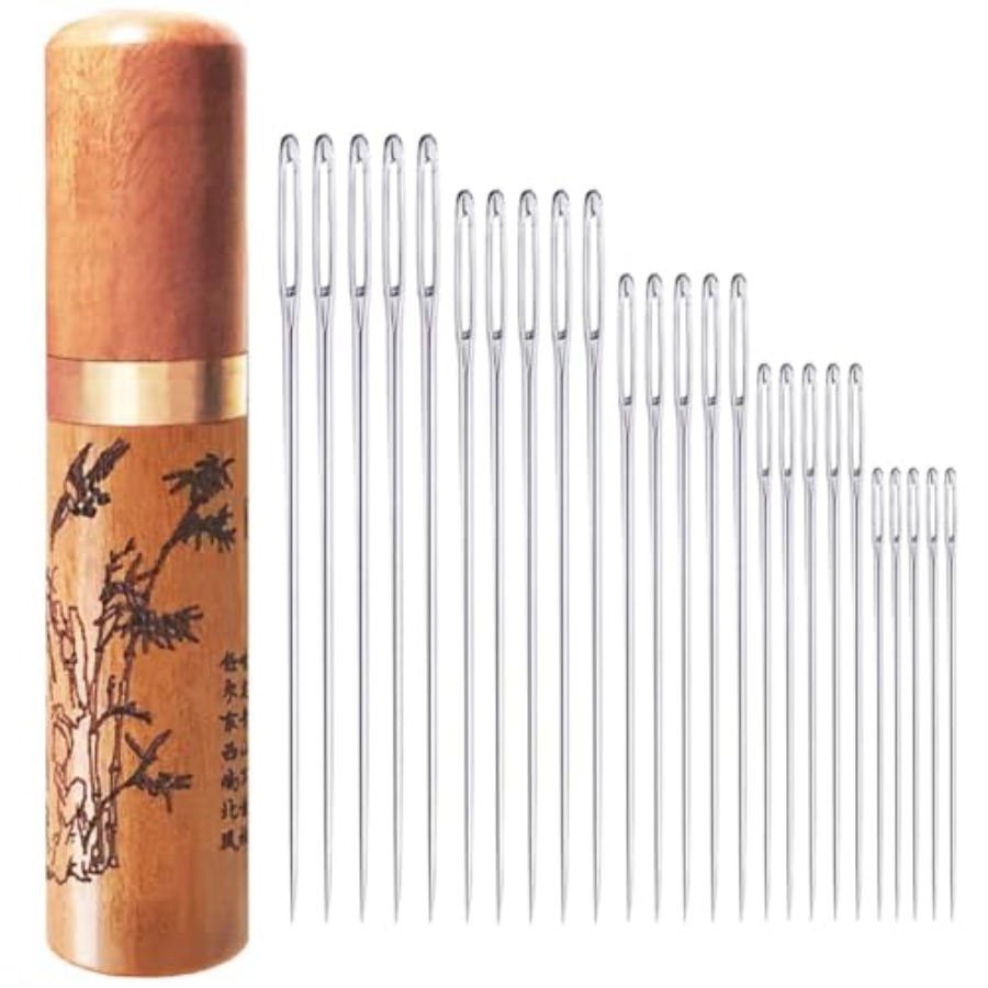 Embroidery In The Piece - Large Eye Sewing Needles, Embroidery Needles,