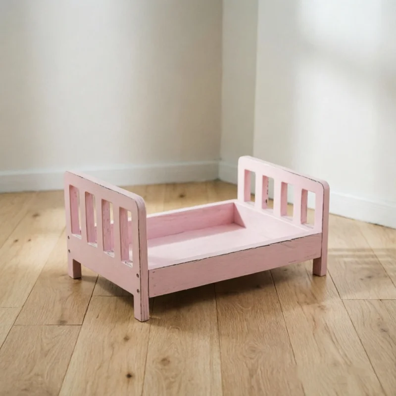 Frame Display Wood - Vintage Solid Wood Shooting Bed Prop