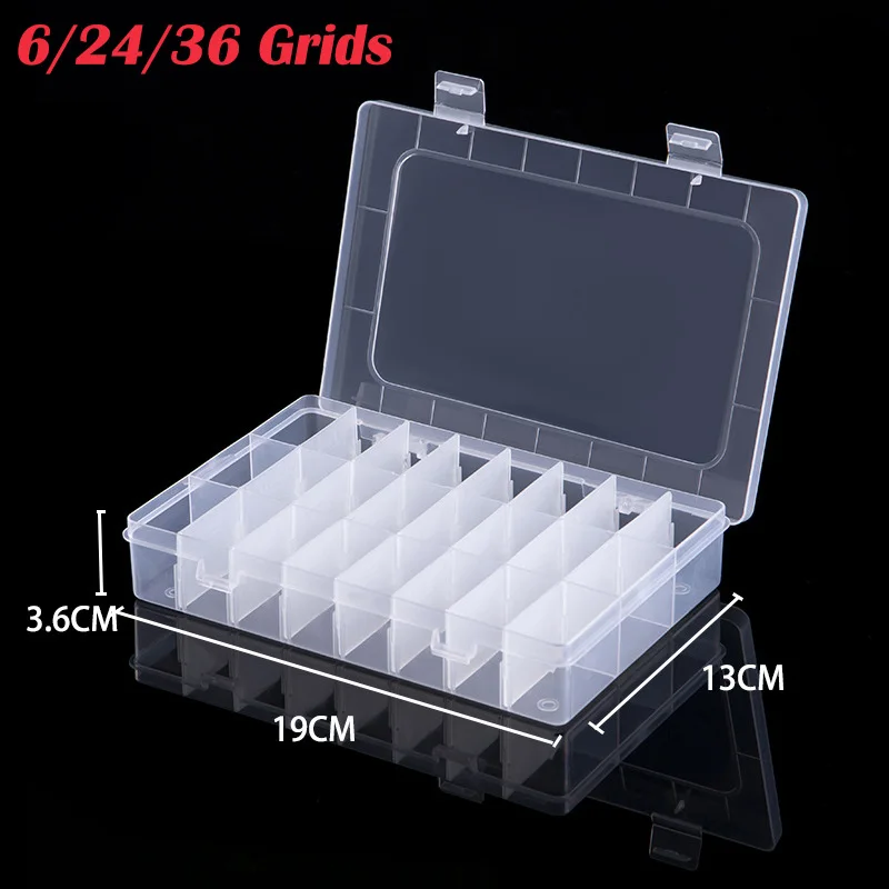 Embroidery Software - 6/24/36 Grids Plastic Storage Box DIY