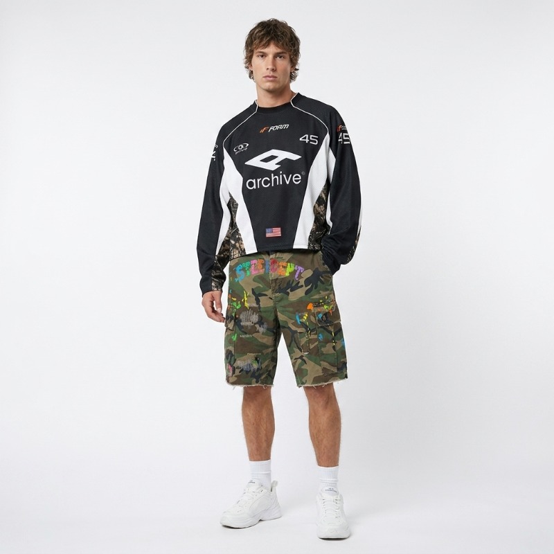 Embroidery In The Piece - Hip Hop Y2K Streetwear Men Matching