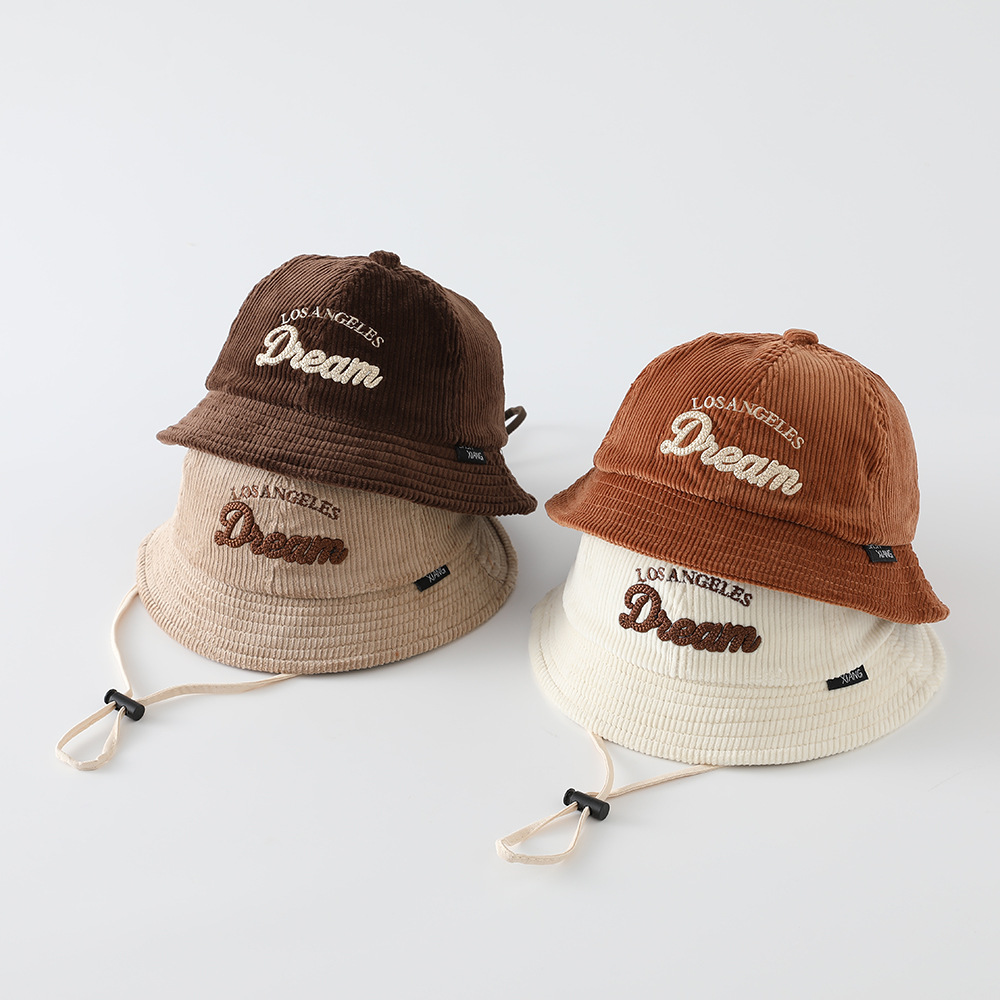 Embroidery Cap - Baby Solid Color Sunscreen Hat Boys