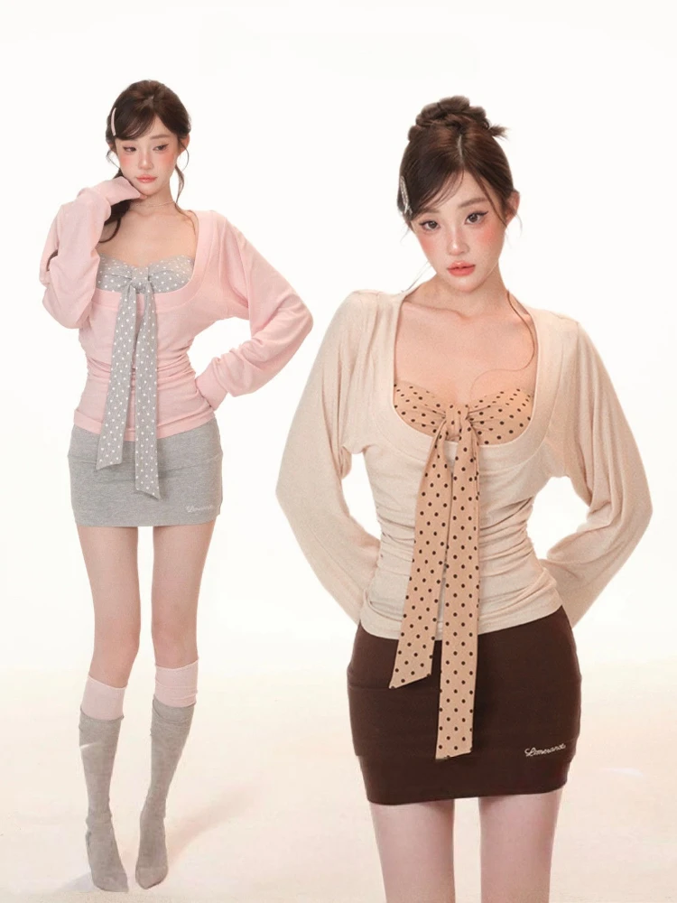 Y2K Two Piece Set: Sexy Pleate - Embroidery In The Piece ulasan dan harga