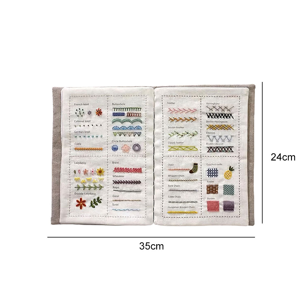DIY Stitch Book Handmade Sewin - Embroidery Guide Book ulasan dan harga