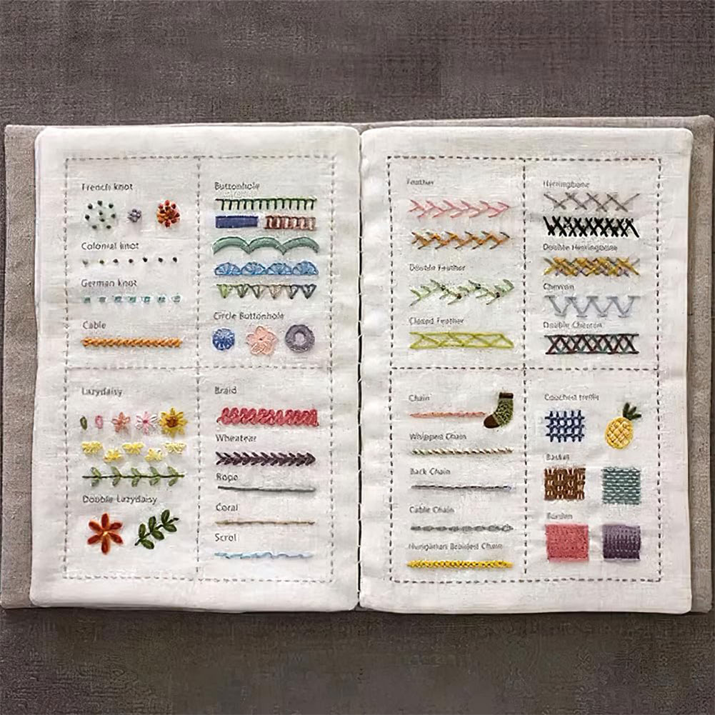 DIY Stitch Book Handmade Sewin - Embroidery Guide Book ulasan dan harga