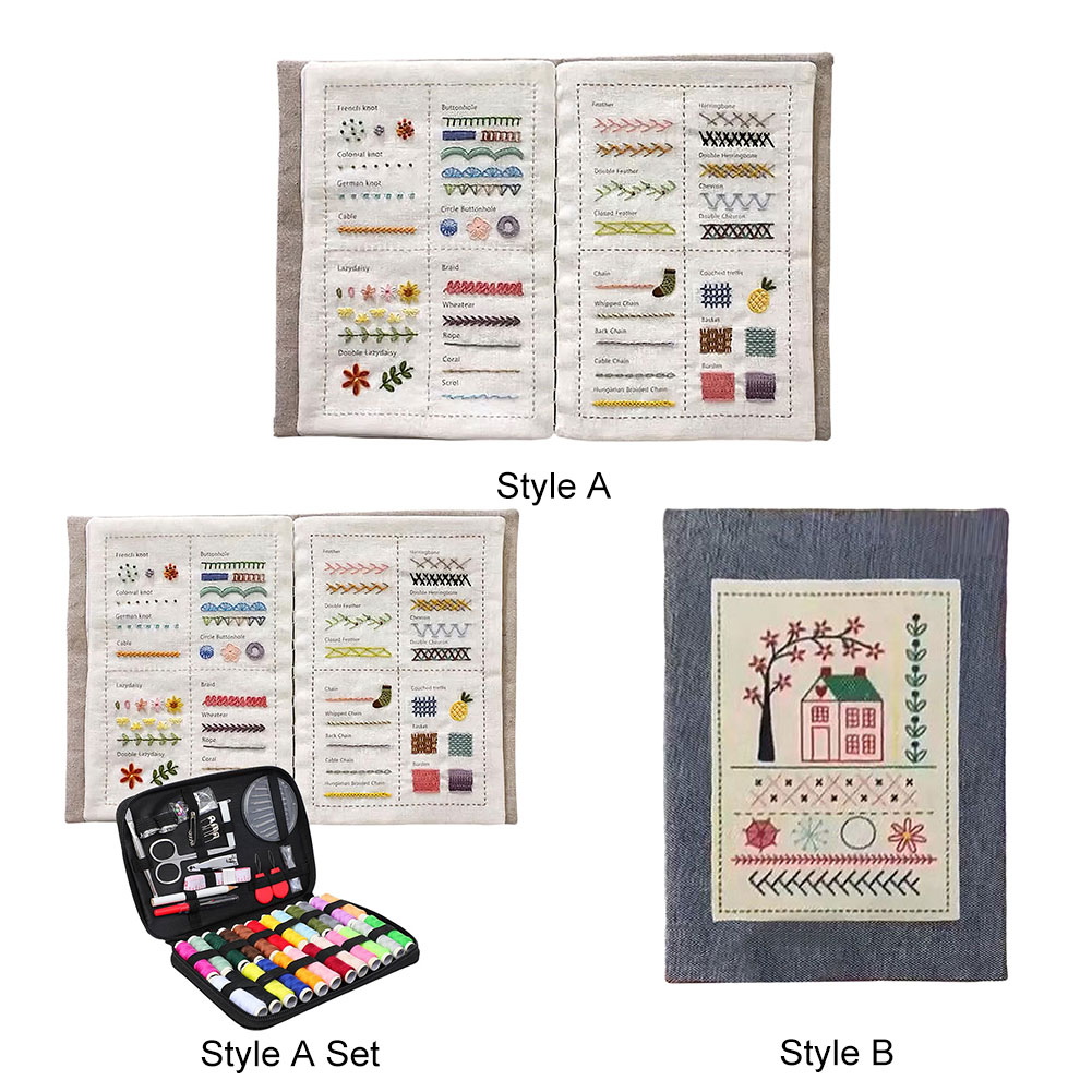 DIY Stitch Book Handmade Sewin - Embroidery Guide Book ulasan dan harga