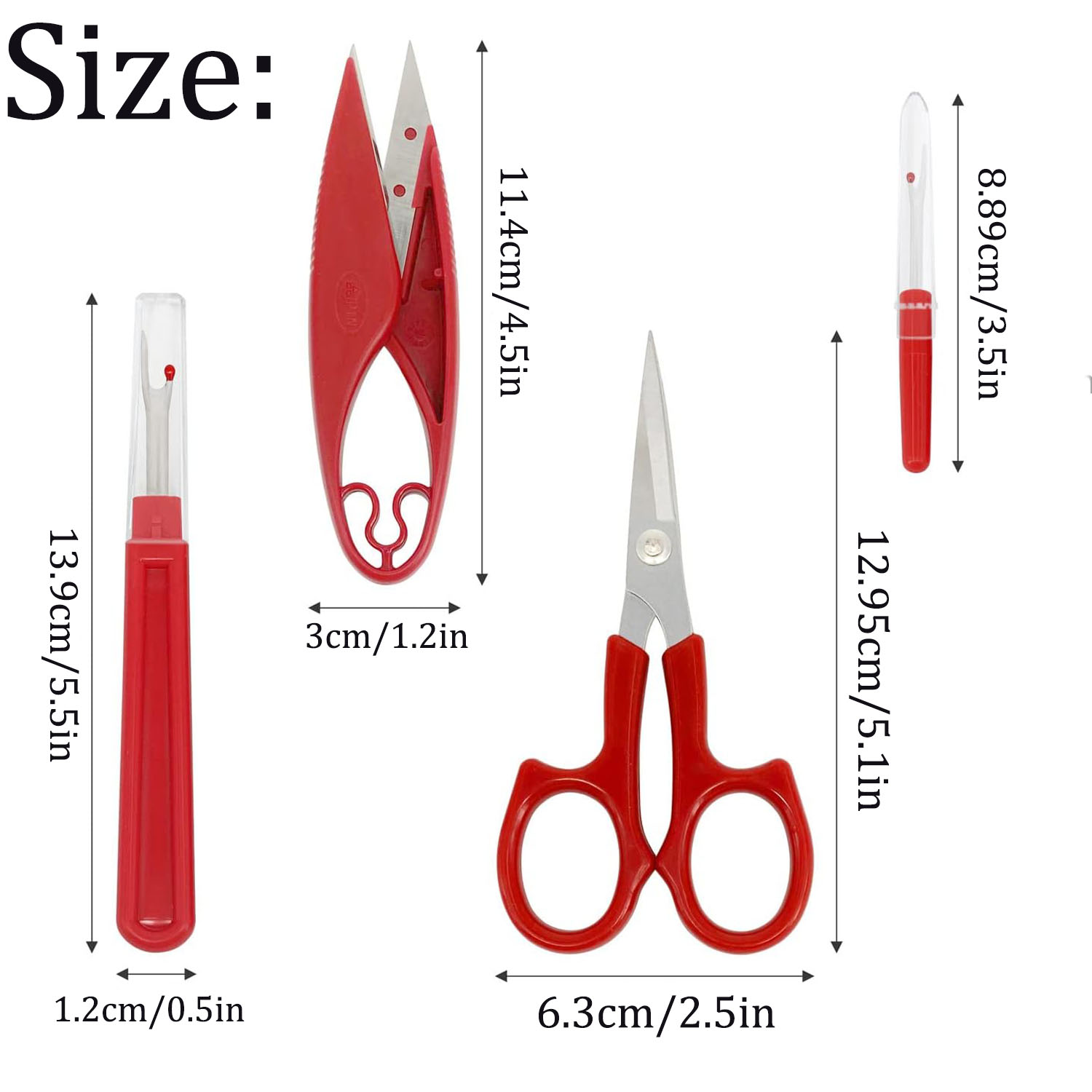 1/2/6Pcs Sewing Seam Ripper Ki - Embroidery Removal Tool ulasan dan harga