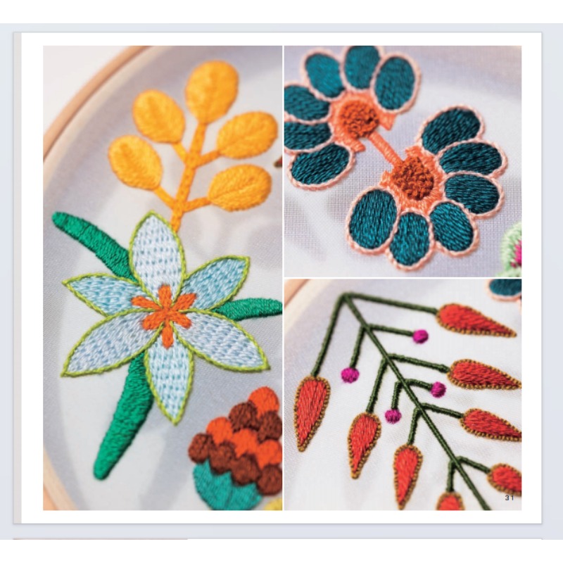 Beginner Embroidery Patterns:  - Embroidery Guide Book ulasan dan harga