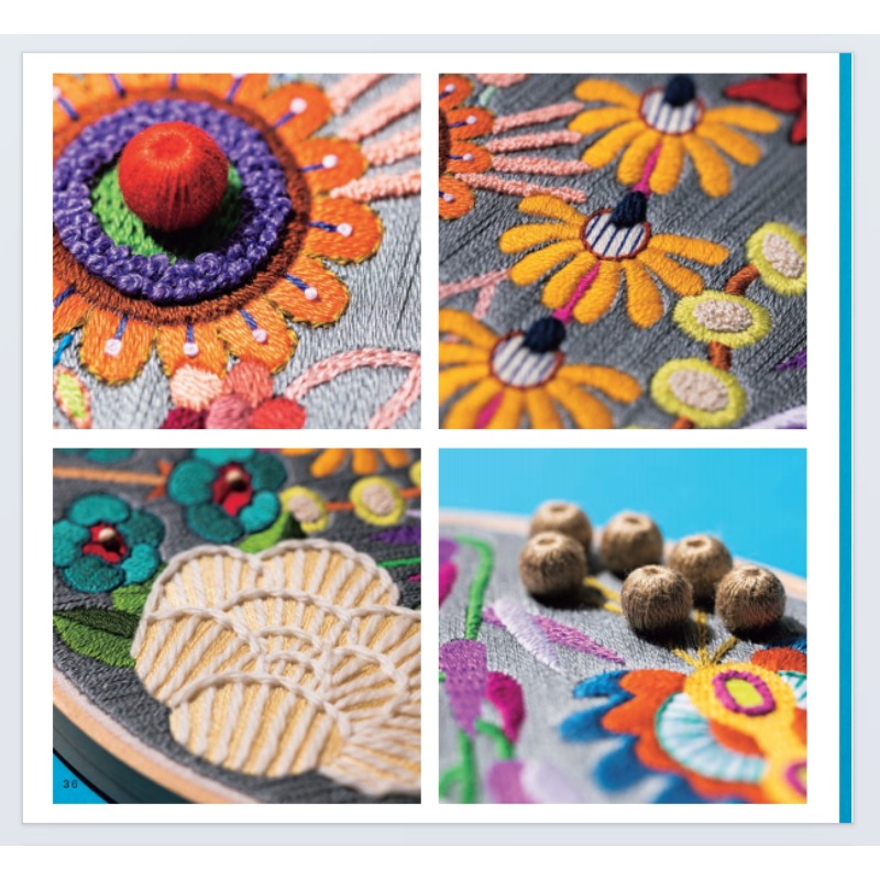 Beginner Embroidery Patterns:  - Embroidery Guide Book ulasan dan harga