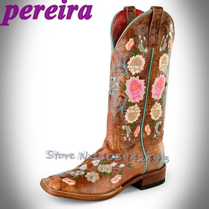 Embroidered Flower Boots Rose  - Embroidery Rose ulasan dan harga
