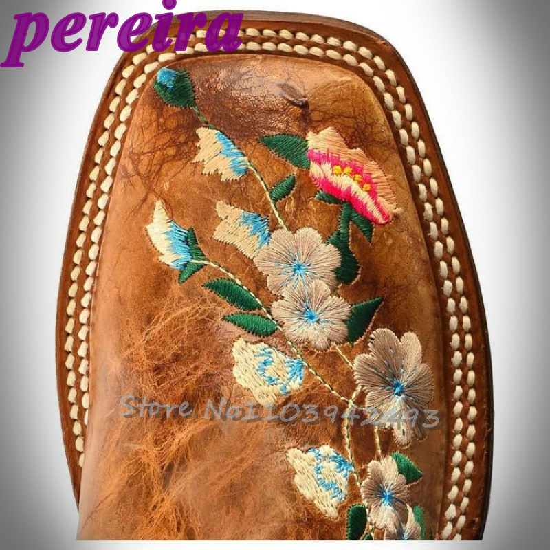 Embroidered Flower Boots Rose  - Embroidery Rose ulasan dan harga