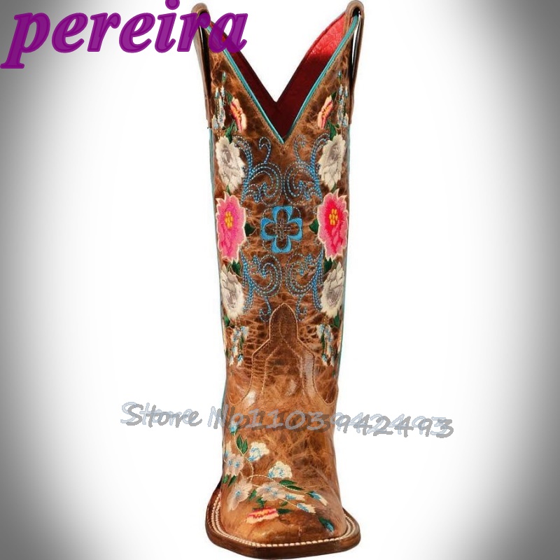 Embroidered Flower Boots Rose  - Embroidery Rose ulasan dan harga