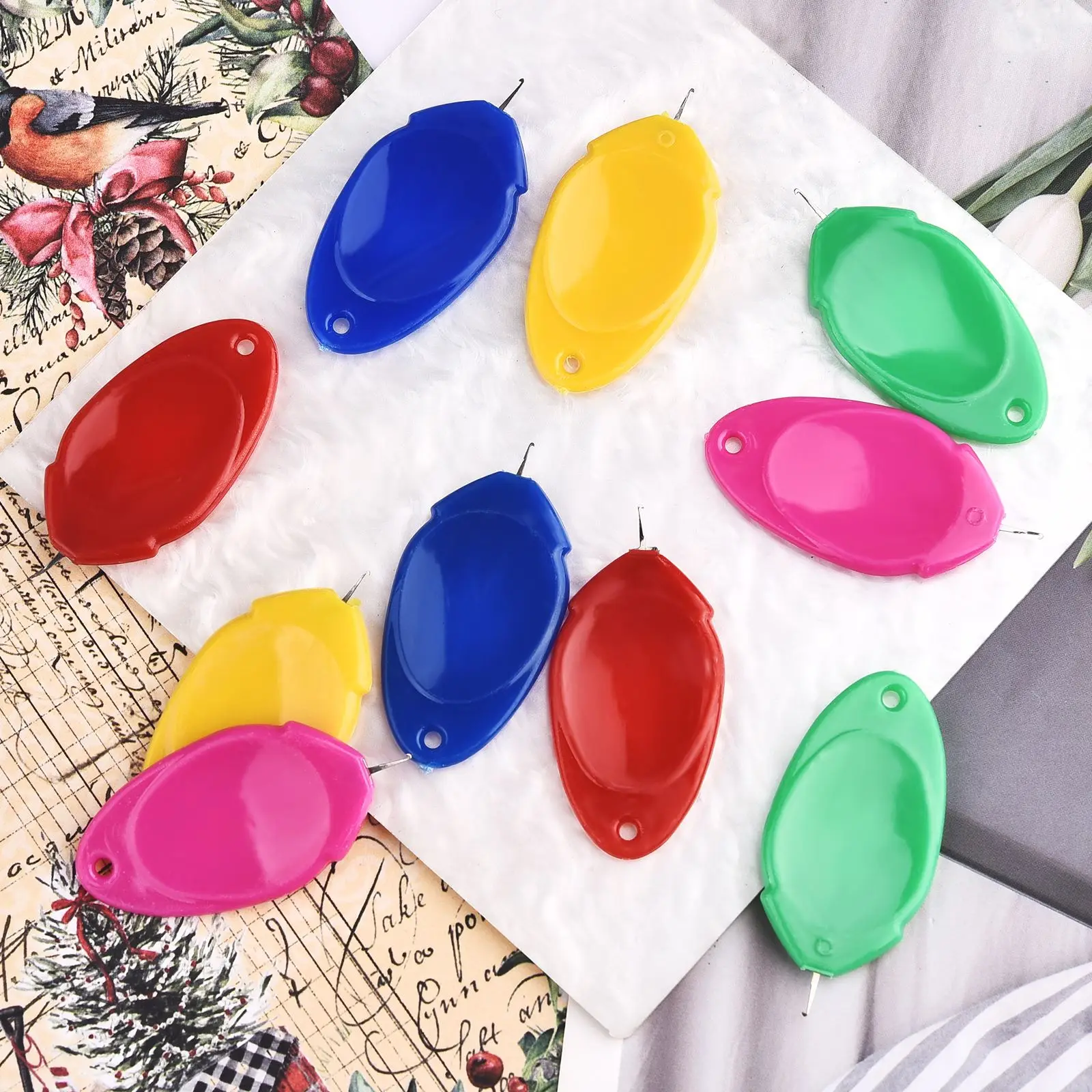 10pcs Needle Threader Elderly  - Embroidery Software ulasan dan harga