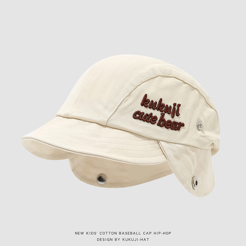 2026 Autumn Baby Earflap Hat C - Embroidery Cap ulasan dan harga