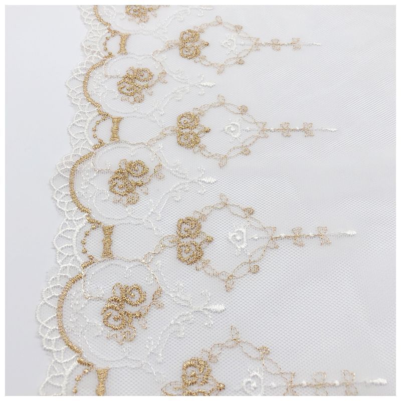 16.2CM Width Mesh Embroidery G - Embroidery Rose ulasan dan harga