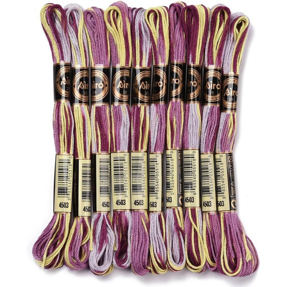 6 Strands Purple Variegated Em - Embroidery Stitch ulasan dan harga