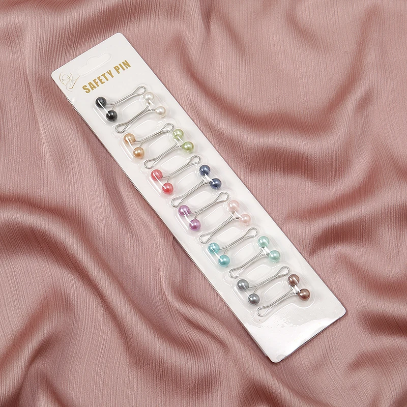 12pcs/Bag Muslim Hijab Pins Sc - Embroidery Arabic ulasan dan harga