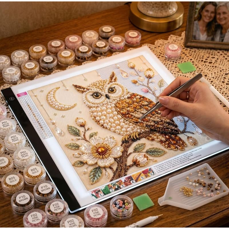 Bird Pearl Art DIY Kit Cardina - Embroidery Beads ulasan dan harga