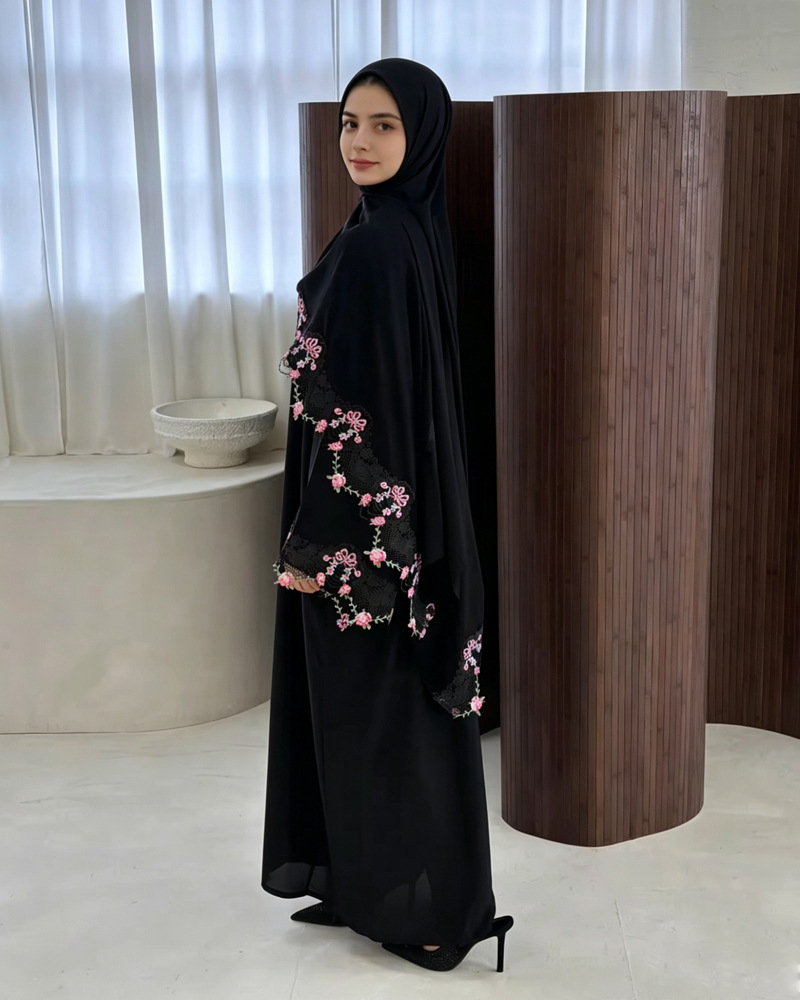 Eid Dress Women Muslim Abaya P - Embroidery Arabic ulasan dan harga