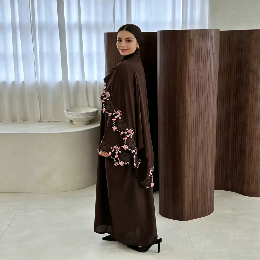 Eid Dress Women Muslim Abaya P - Embroidery Arabic ulasan dan harga