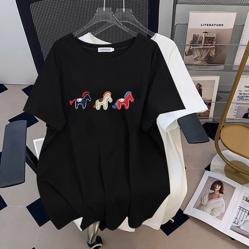 170Kg Plus Size Women's Bust 1 - Embroidery Cotton Shirt ulasan dan harga