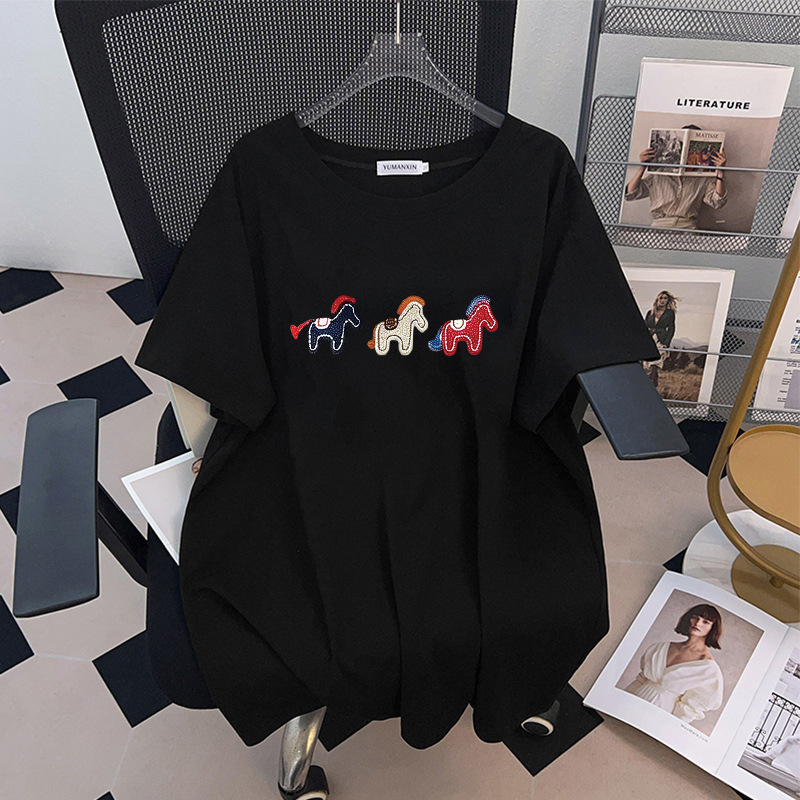 170Kg Plus Size Women's Bust 1 - Embroidery Cotton Shirt ulasan dan harga