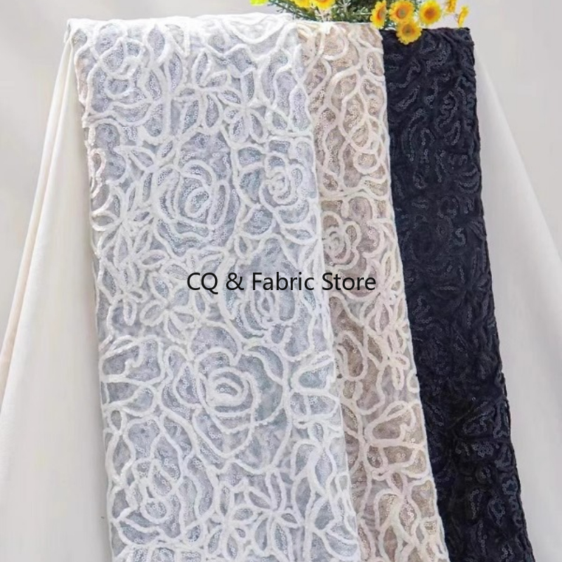 European Style Fashionable Seq - Embroidery Rose ulasan dan harga