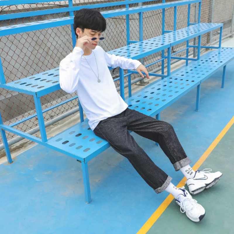 100%Cotton Men's Crew Neck T-s - Embroidery Cotton Shirt ulasan dan harga
