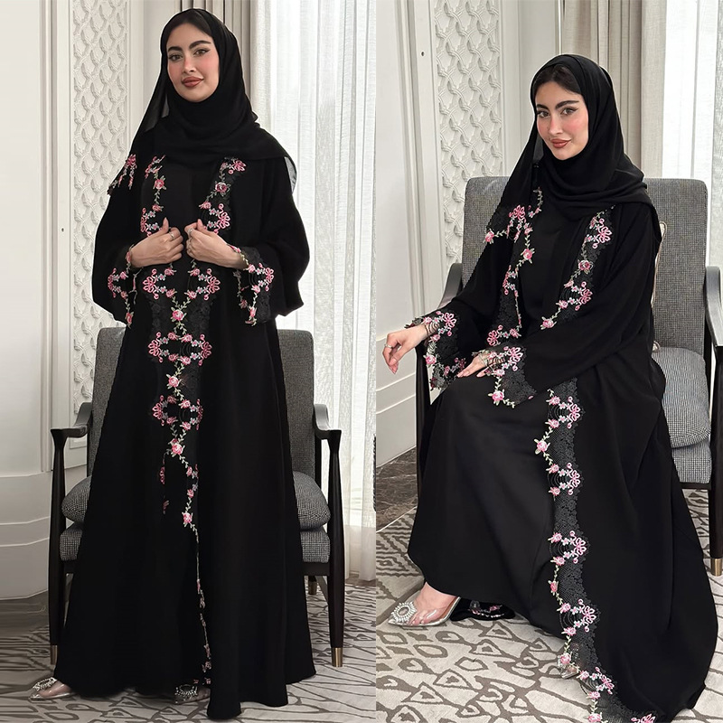 Muslim Arab Dubai Summer New B - Embroidery Arabic ulasan dan harga