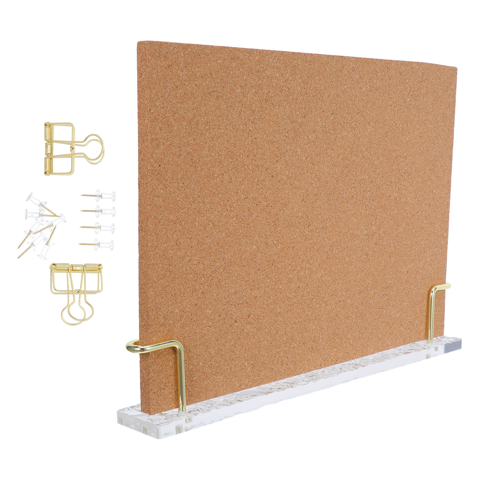 1Set Small Cork Board for Desk - Frame Display Wood ulasan dan harga