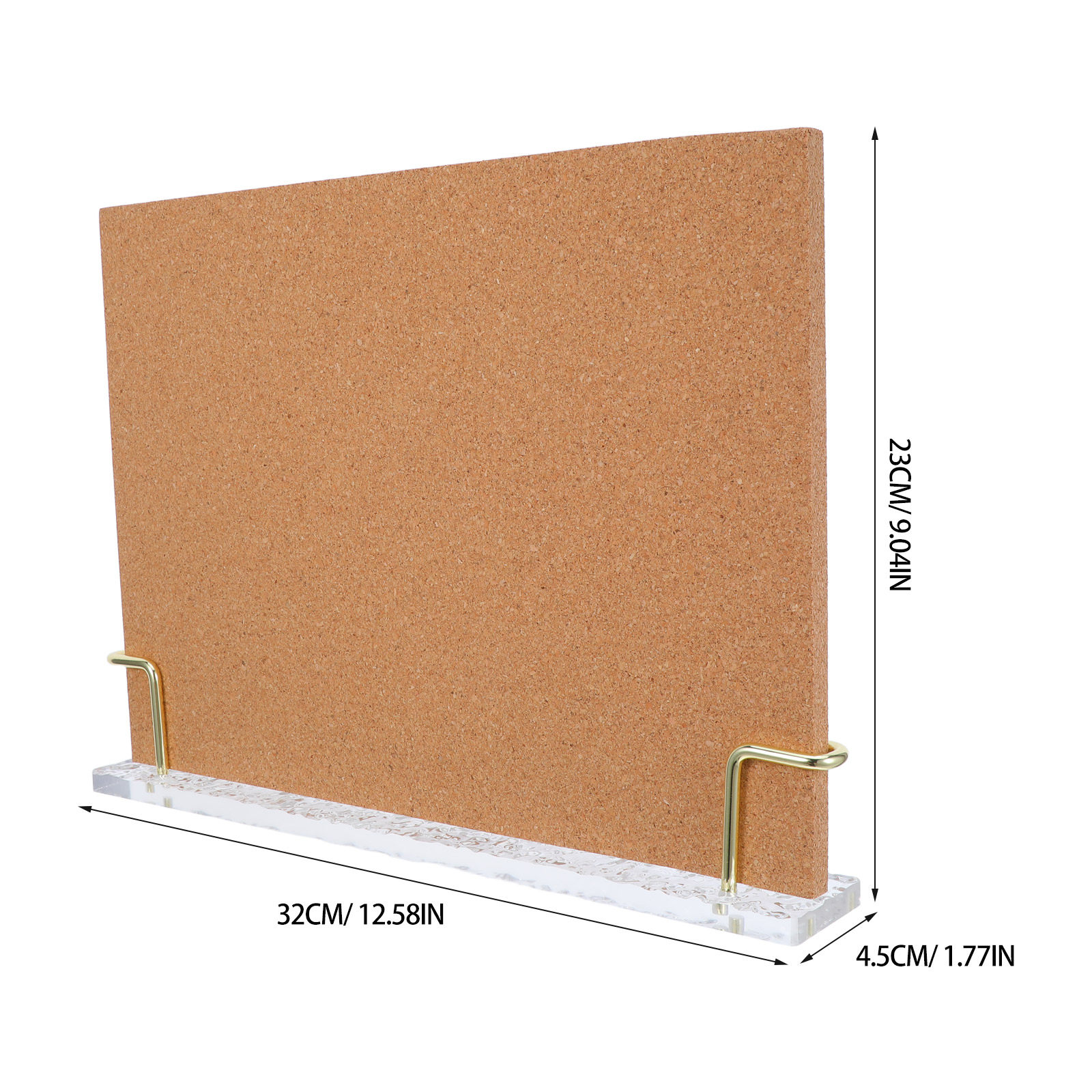 1Set Small Cork Board for Desk - Frame Display Wood ulasan dan harga