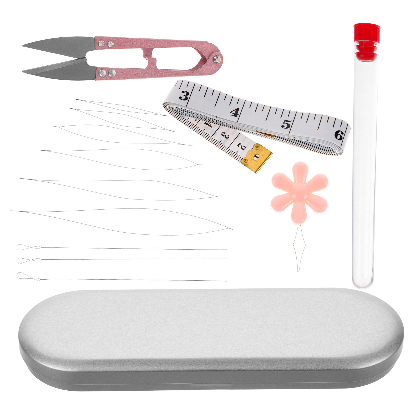 1Set Beading Needle Threader K - Embroidery Beads ulasan dan harga