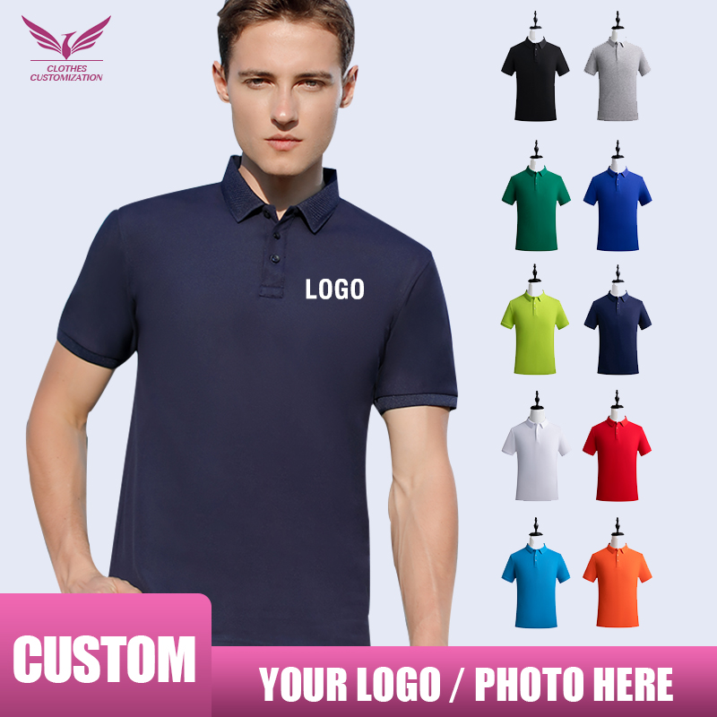 Personality Customization polo - Embroidery Cotton Shirt ulasan dan harga