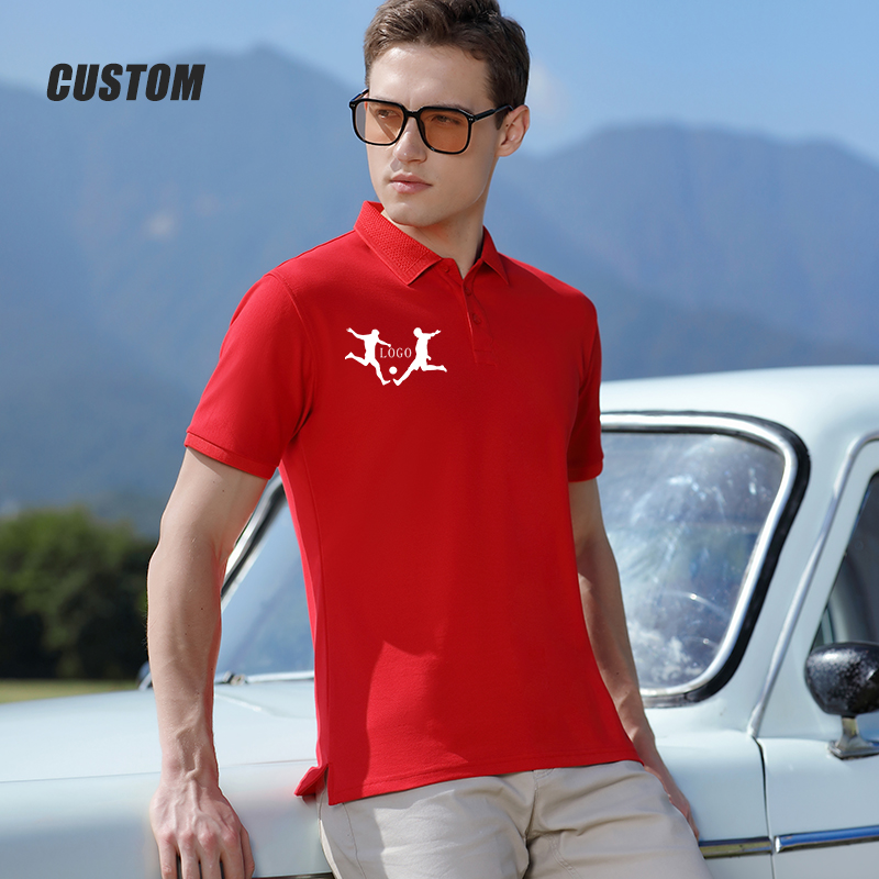 Personality Customization polo - Embroidery Cotton Shirt ulasan dan harga