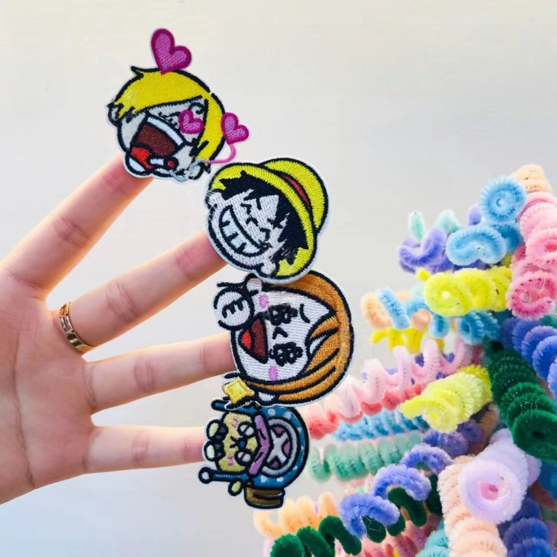 One Piece Straw Hat Crew Anime - Embroidery In The Piece ulasan dan harga