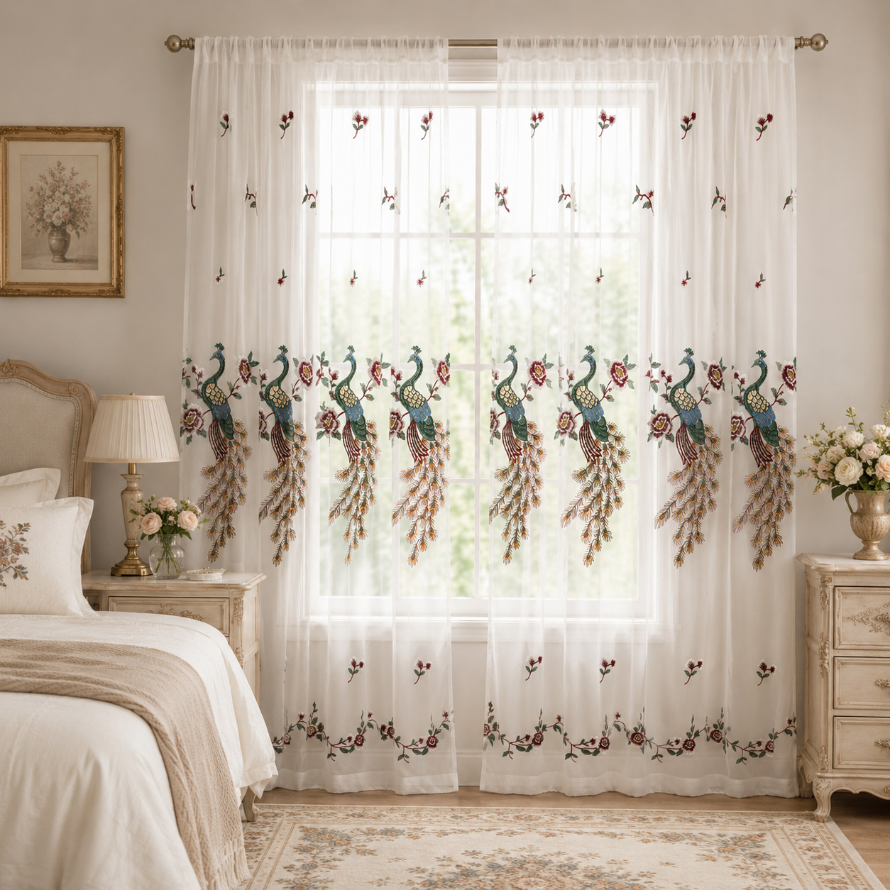 1 Piece, White Fresh Ins-Style - Embroidery In The Piece ulasan dan harga