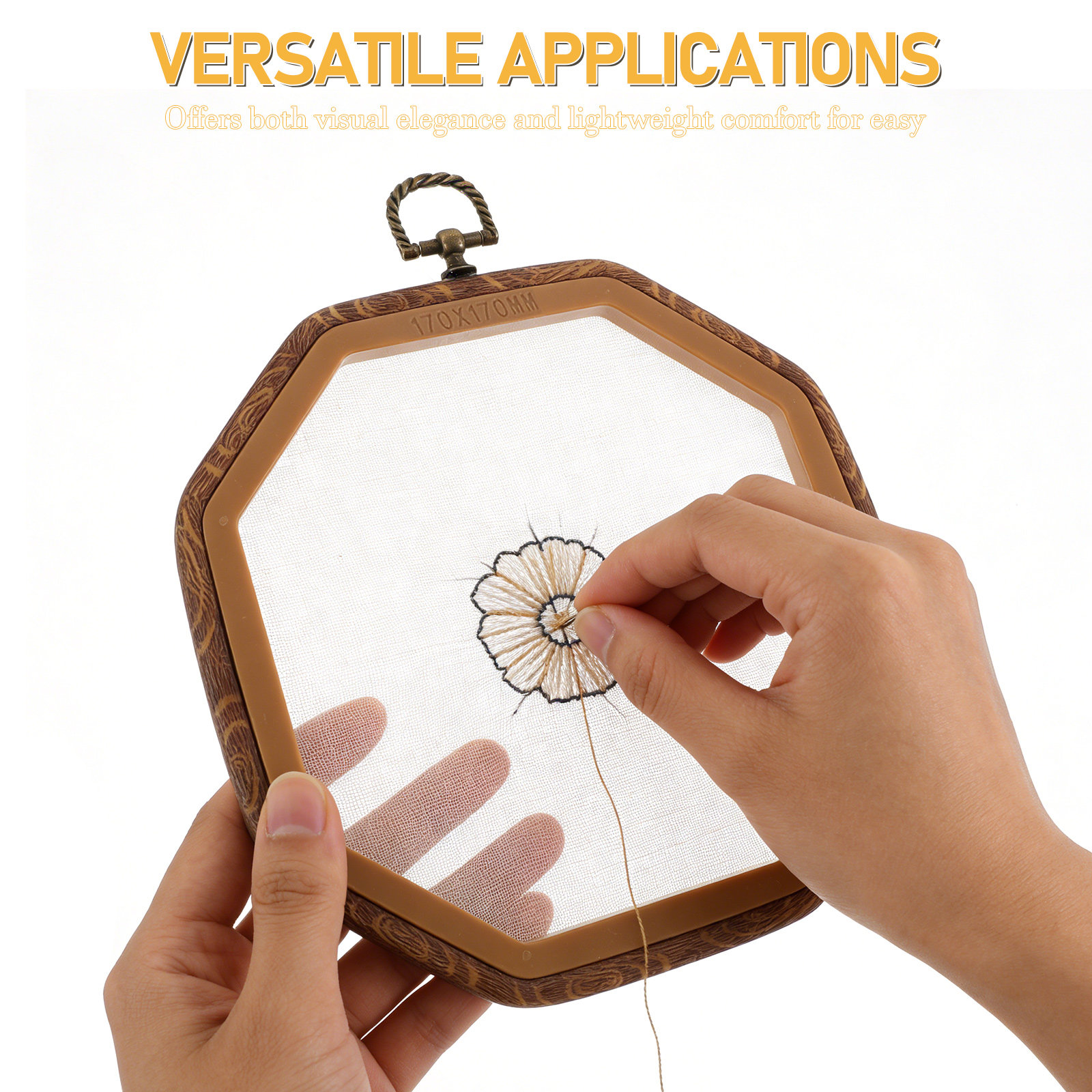 6Pcs Octagonal Imitated Wood E - Frame Display Wood ulasan dan harga