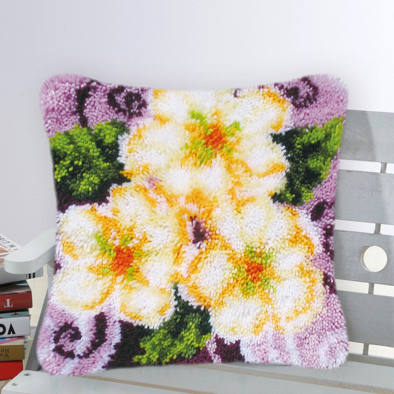 Rose Flower Latch Hook Kits DI - Embroidery Rose ulasan dan harga