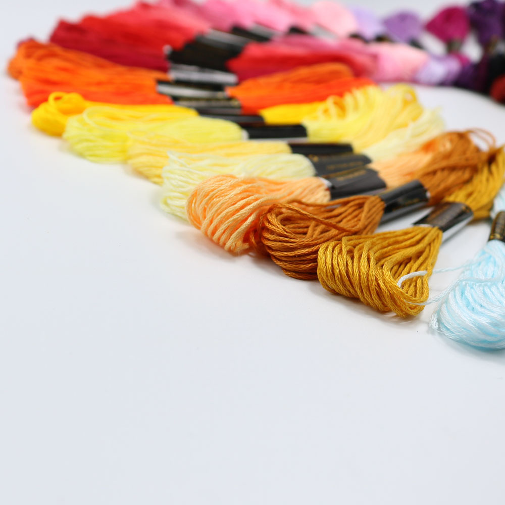 Fixed 50 color cross stitch th - Embroidery In The Piece ulasan dan harga