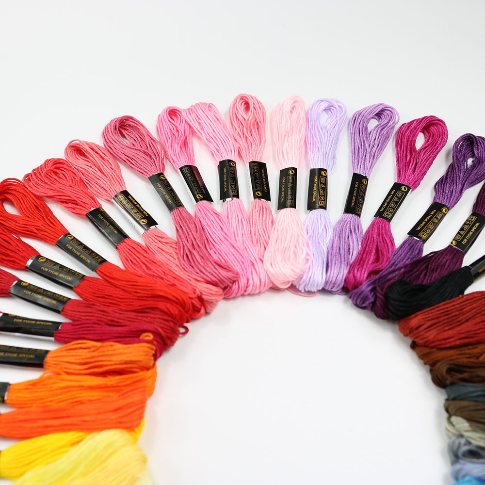 Fixed 50 color cross stitch th - Embroidery In The Piece ulasan dan harga