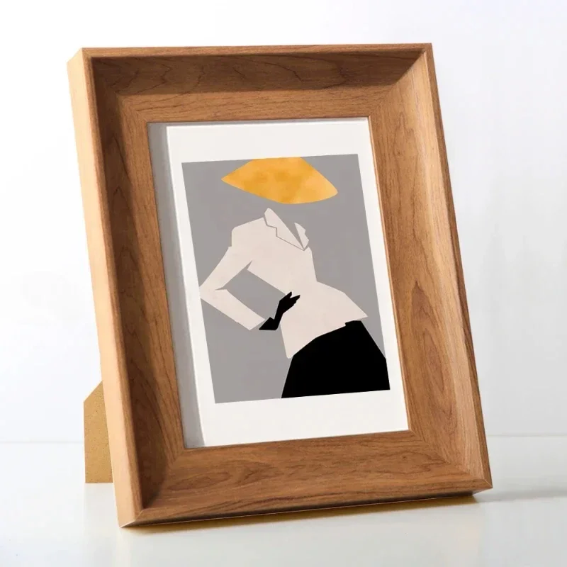 Wooden Photo Frame 5/6/7/8/10  - Frame Display Wood ulasan dan harga