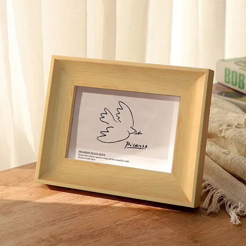 Wooden Photo Frame 5/6/7/8/10  - Frame Display Wood ulasan dan harga