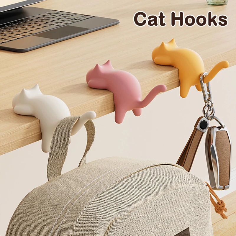 2/3pcs Cat Backpack Hook, Offi - Embroidery Cat ulasan dan harga