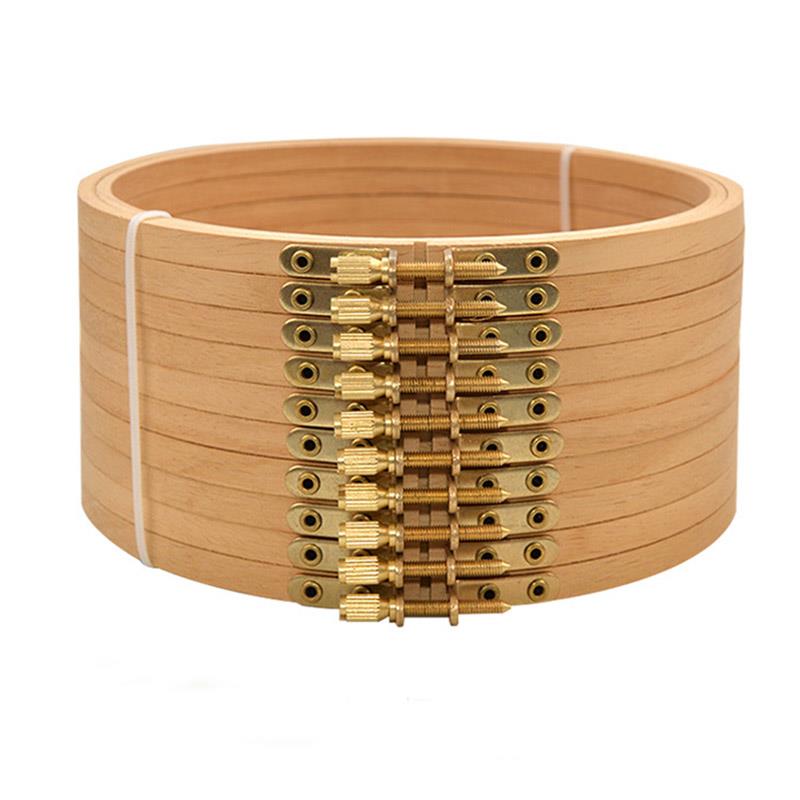 1pcs High Quality Beech Wood E - Stitch Marker Ring ulasan dan harga