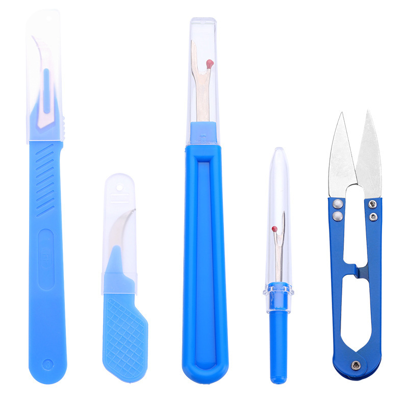 Sewing Seam Ripper Kit Blue Se - Embroidery Removal Tool ulasan dan harga