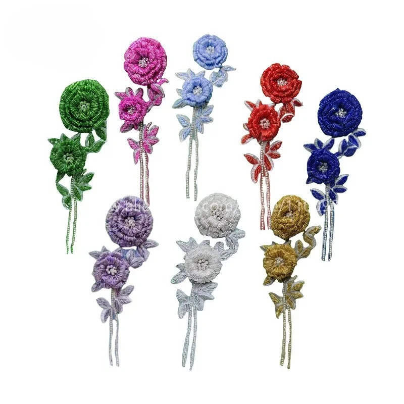 NEW Multicolor Handmade Beaded - Embroidery Rose ulasan dan harga