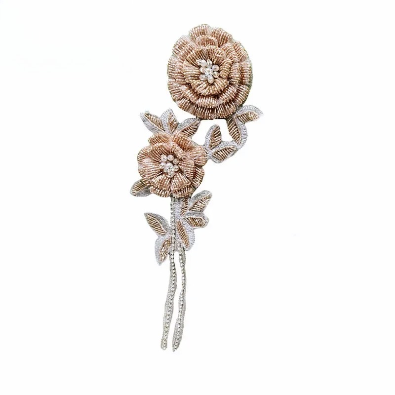 NEW Multicolor Handmade Beaded - Embroidery Rose ulasan dan harga