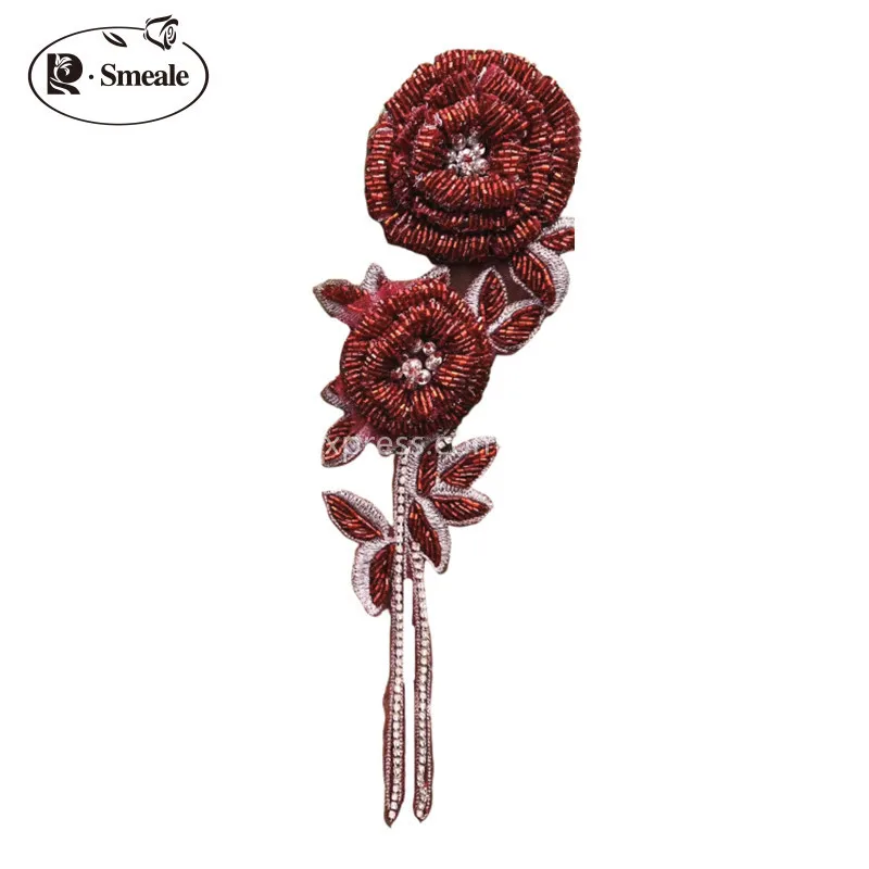 NEW Multicolor Handmade Beaded - Embroidery Rose ulasan dan harga