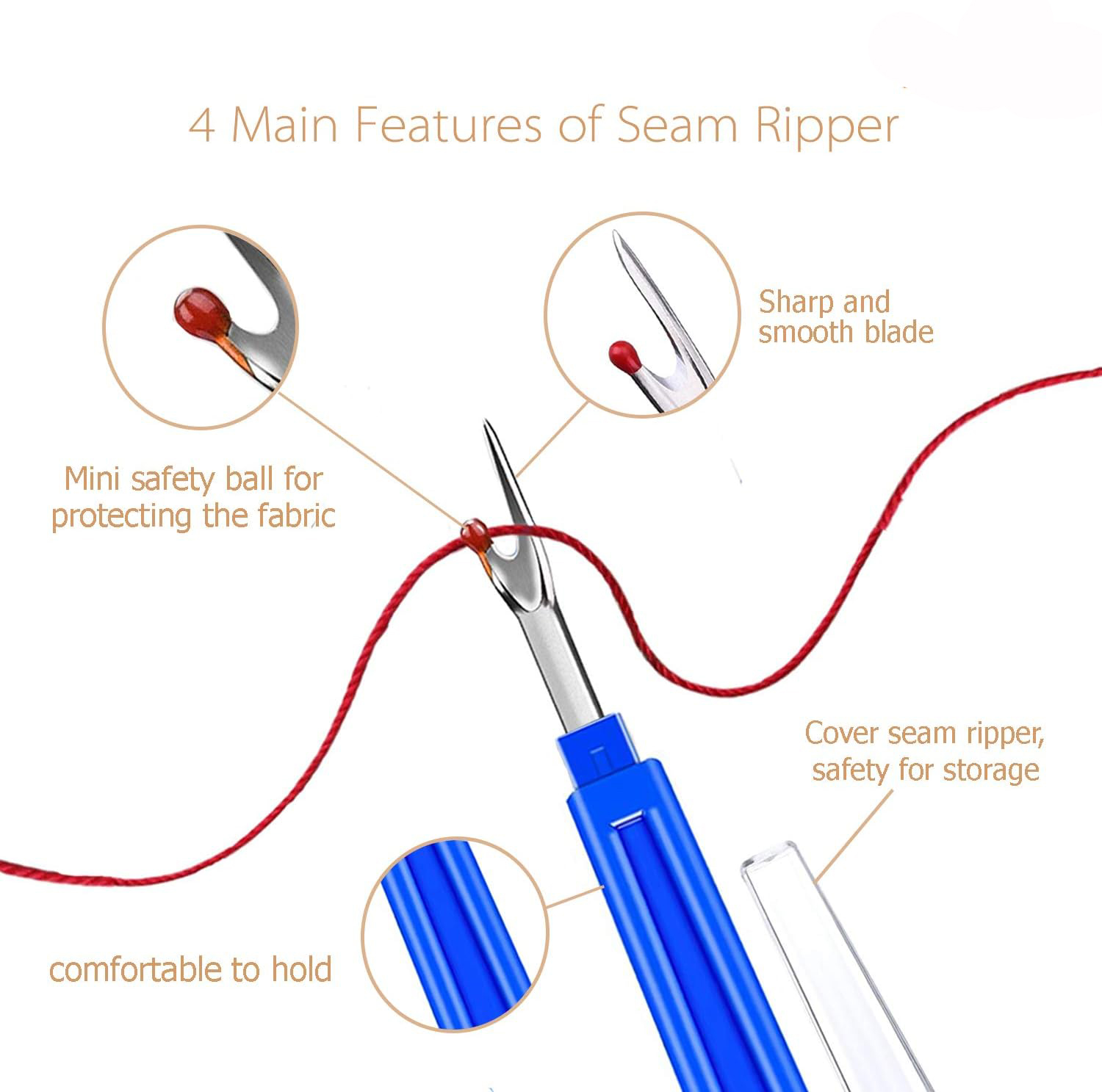 Sewing Seam Ripper Kit  Sewing - Embroidery Removal Tool ulasan dan harga