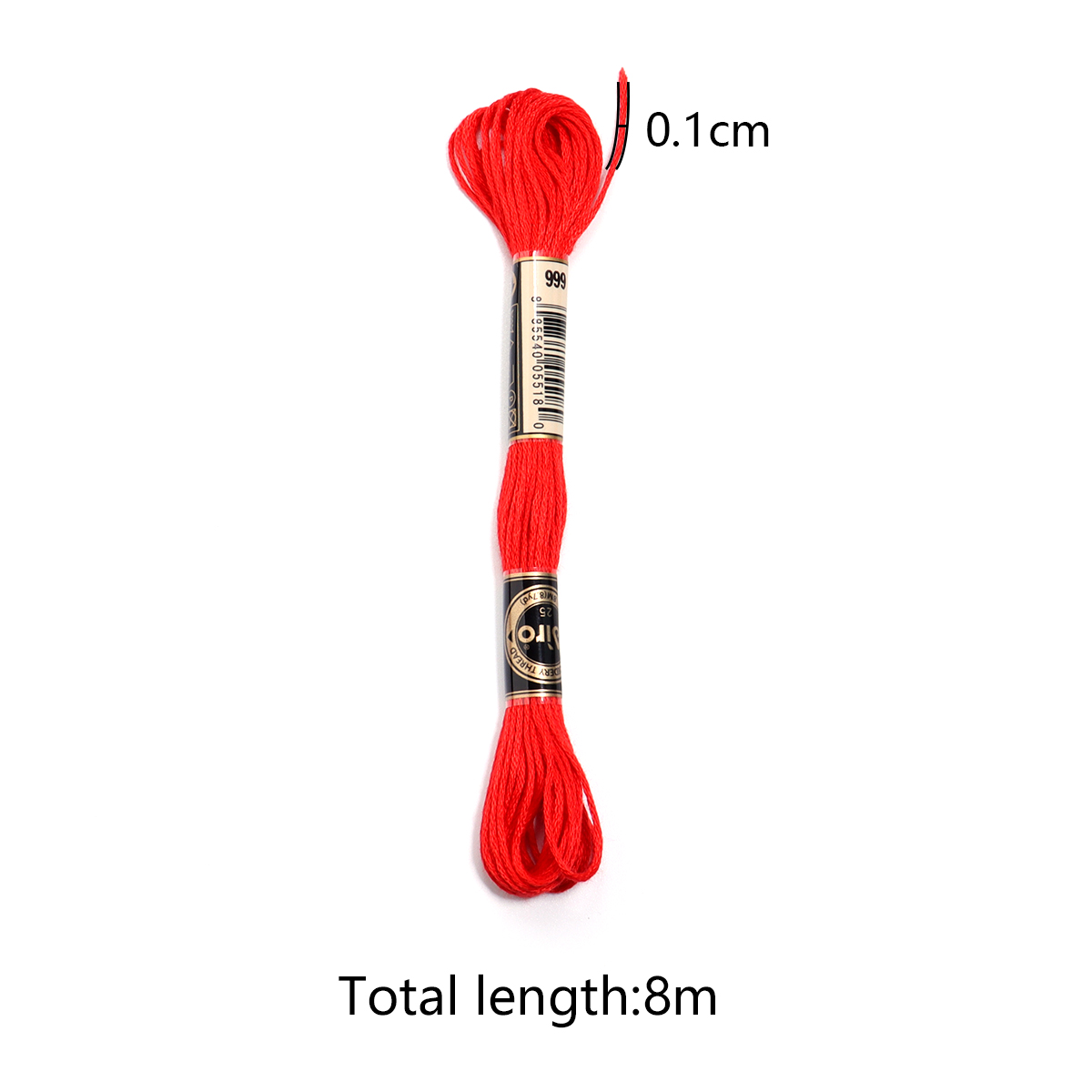 6Pcs/Lot Multicolor Polyester  - Embroidery Stitch ulasan dan harga