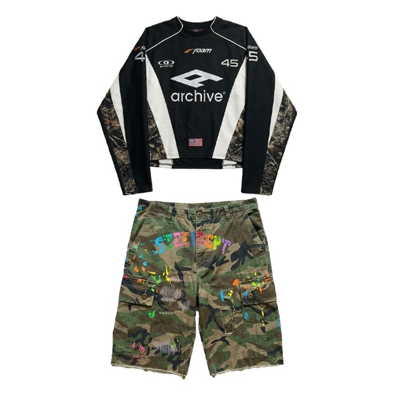 Hip Hop Y2K Streetwear Men Mat - Embroidery In The Piece ulasan dan harga